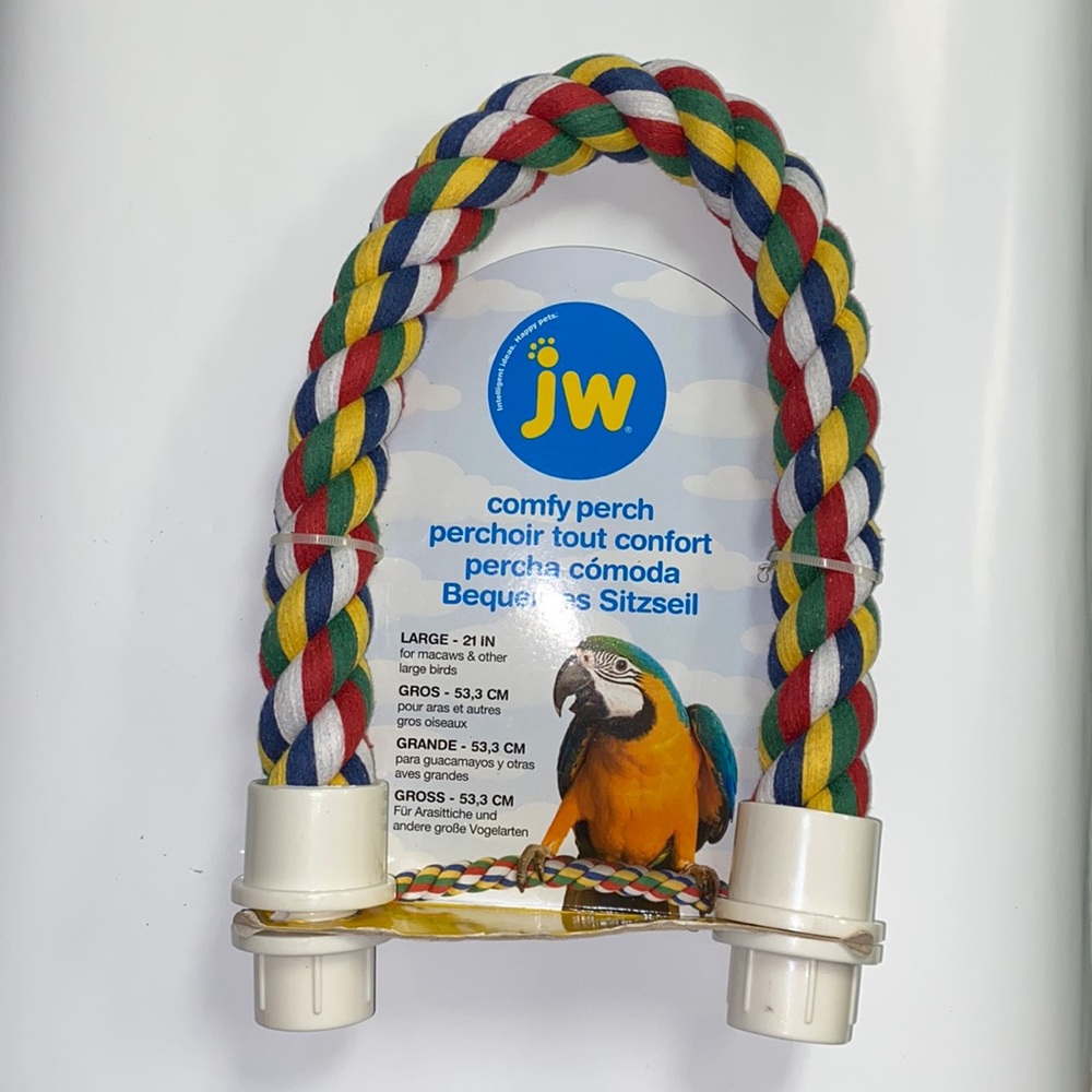NIP JW Comfy Perch Large - 21 IN for macaws and other large birds